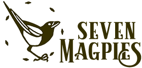 Seven Magpies Pottery Logo